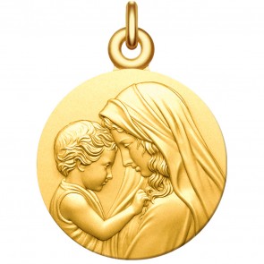 Medaille bapteme Vierge à l'Enfant