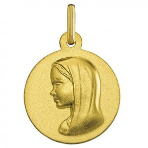 Médaille Vierge moderne (Or Jaune)