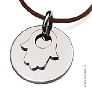 Pendentif Believe Main de Fatma (Argent)