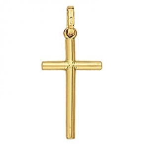 Pendentif Croix Fil Rond