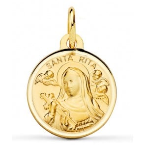Médaille Santa Rita (Or jaune)