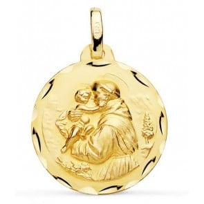 Médaille St-Antoine de Padoue ciselée