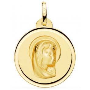 Médaille Vierge Fière (Or jaune