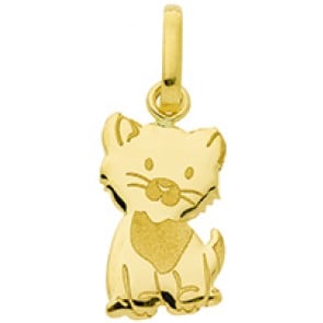 Pendentif Chaton (Or Jaune)