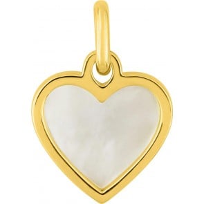 Pendentif Coeur en Nacre (Or Jaune 9K)