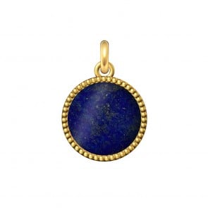 Pendentif le Bleu (Or Jaune) 