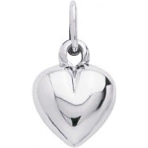 Pendentif Petit Coeur d'Amour (Or Blanc 9k)