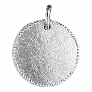 Médaille La Belle Martelée Perlée (Argent)