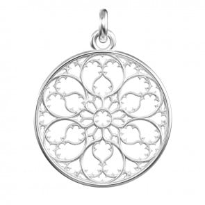 Médaille Rosace de la cathédrale Saint-Jean de Lyon (Argent)