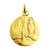 Médaille Apparition Notre Dame de Lourdes (or jaune)