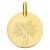 Médaille arbre de vie (Or jaune 9K)