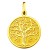 Médaille arbre de vie (Or Jaune 9K)