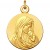 Médaille Vierge à l'enfant (Vermeil)