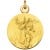 Médaille Archange Saint-Michel (Or Jaune)