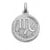 Médaille stylisée Zodiaque Vierge BECKER ( argent)