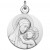Médaille Vierge à l'enfant de Botticelli (Argent)