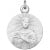 Médaille Vierge Divine 18mm (Argent)