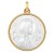 Médaille la Vierge Rosa Mystica (Or et Nacre)