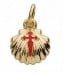 Pendentif Coquillage Saint Jacques (Or Jaune) 