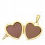 Pendentif porte-photo coeur