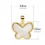 Pendentif Papillon Nacre (Or jaune)