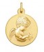 Médaille Ange à l'étoile (Or Jaune 9K) 
