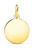 Médaille Jeton d'or brillant