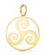 Pendentif Triskel cerclé