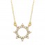 Collier pendentif Soleil en oxydes