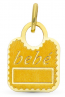 Pendentif Bavoir (Or Jaune 9K)