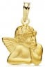 Pendentif Ange découpé (Or Jaune 9k)