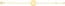 Gourmette bébé petit coeur (Or jaune 9k) 