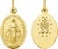 Vierge Miraculeuse à graver (Or Jaune 18K)
