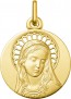 Médaille Virgo Amabilis Ajourée (Or Jaune 9K)