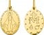 Médaille Vierge Miraculeuse moderne (Or Jaune 9K) 