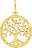 Médaille Arbre de Vie Ajouré Perlé (Or jaune)