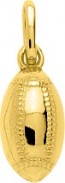 Pendentif Rugby (Or Jaune)