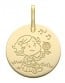 Médaille la Fée Galipette - le bébé et l'oiseau 