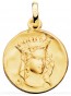 Médaille Notre-Dame de Paris satinée (Or Jaune) 
