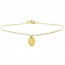 Bracelet Pampille Vierge Miraculeuse18cm (Or Jaune)