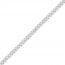 Chaine gourmette Or Blanc 9 carats