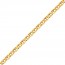 Chaine marine battue Or Jaune