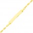 Gourmette bébé maille marine en or jaune 9 carats