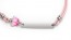 Gourmette bébé Papillon Rose cordon rose
