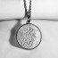 Médaille Archange Saint-Michel (Argent & Nacre)