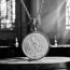 Médaille Saint Joseph et l'Enfant Jésus (Argent & Nacre)