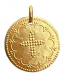 La Mini - Croix Perlée (Or jaune)