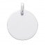 Médaille Jeton d'Or 18 mm (Or Blanc 18K)