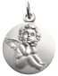 Médaille Ange assis pensif (argent)