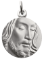 Médaille visage du Christ (argent)